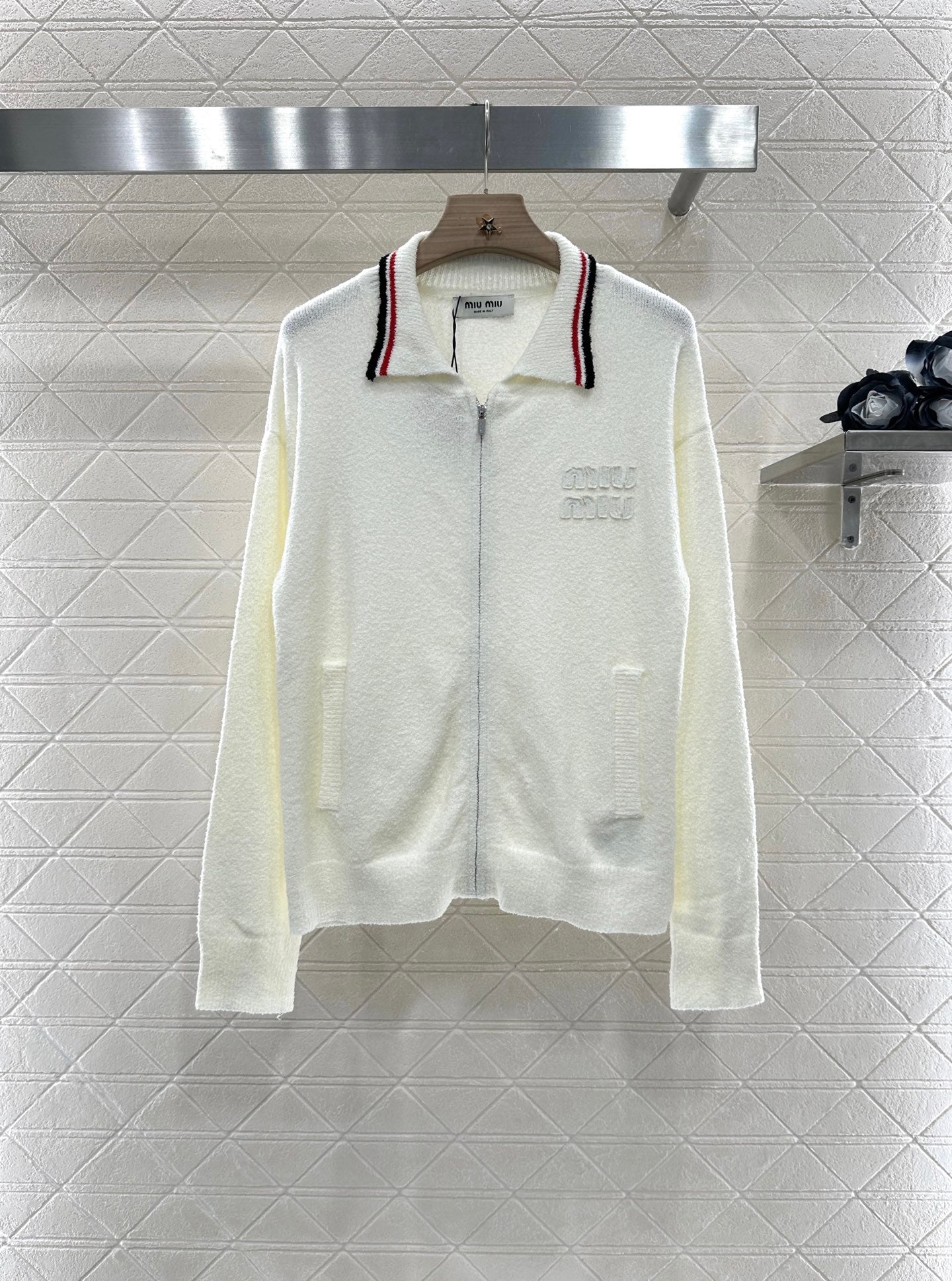 2025 new product Zipper knitted cardigan