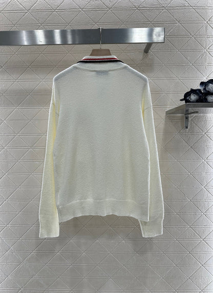 2025 new product Zipper knitted cardigan