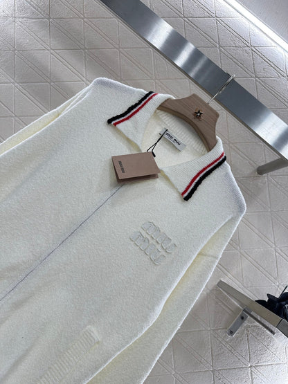 2025 new product Zipper knitted cardigan