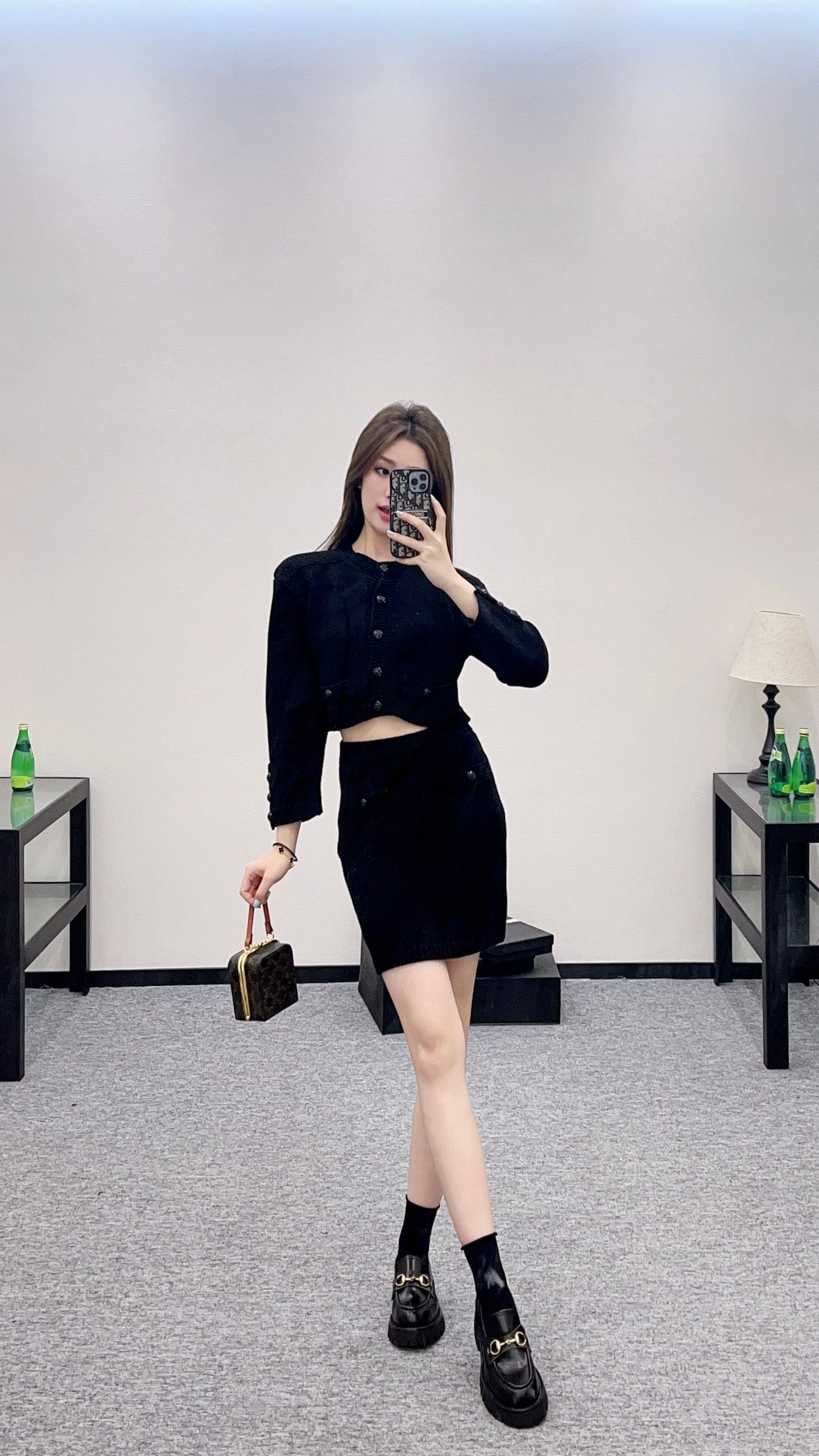 2025 new products Cardigan and skirt set