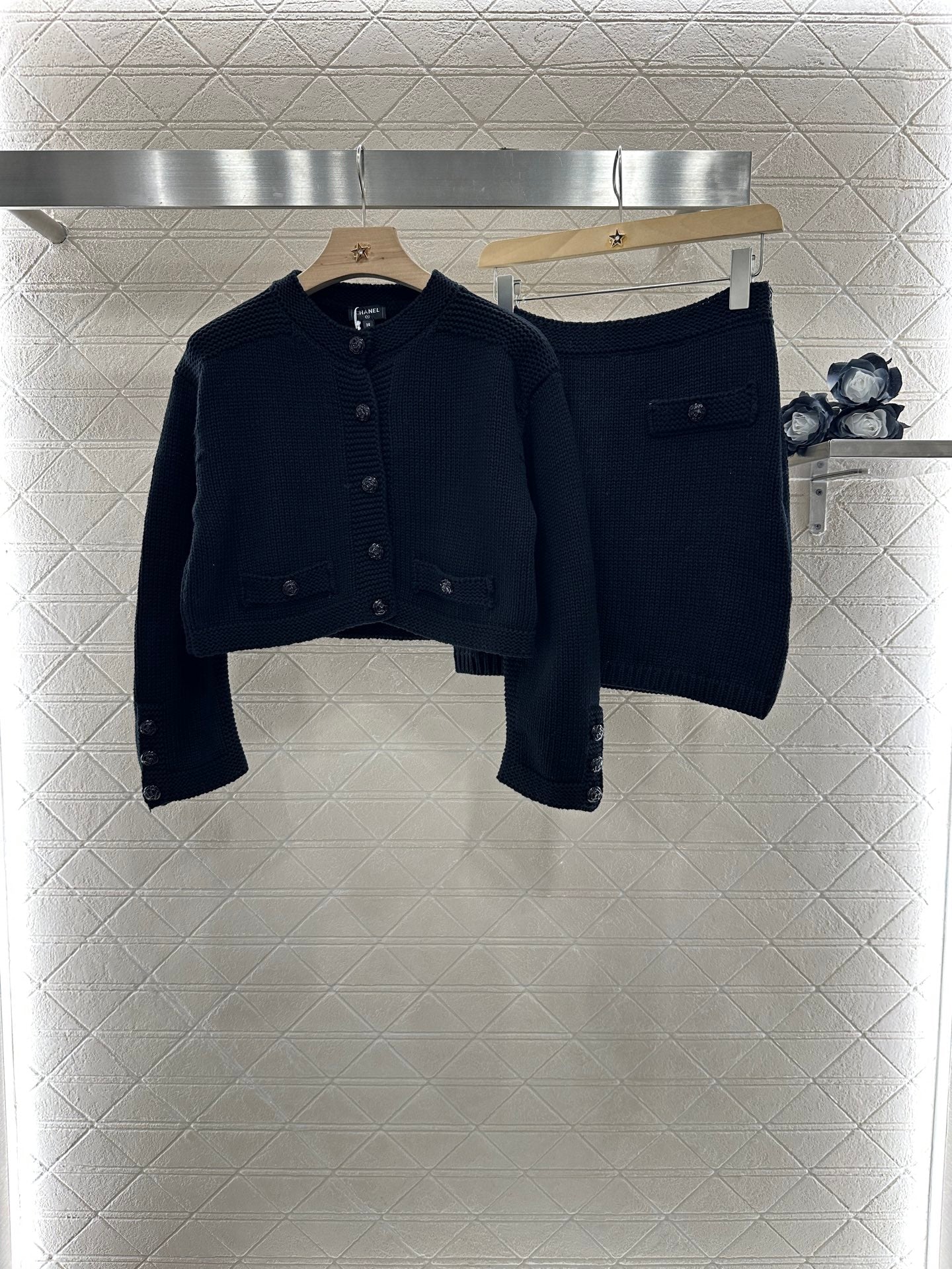 2025 new products Cardigan and skirt set