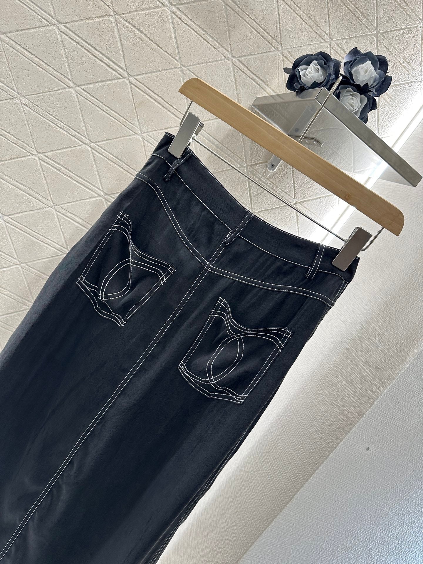 2025 new product Vest slit long skirt suit