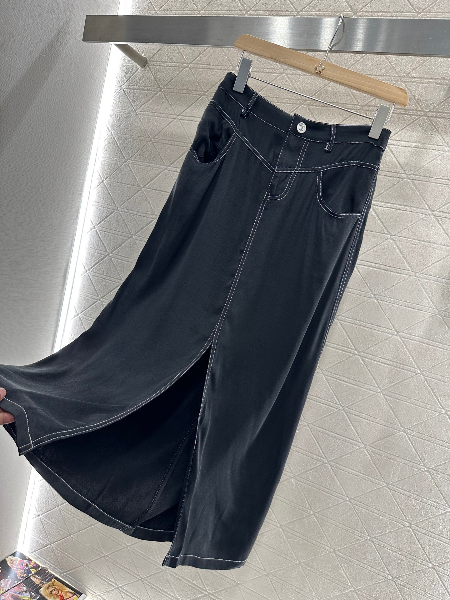 2025 new product Vest slit long skirt suit