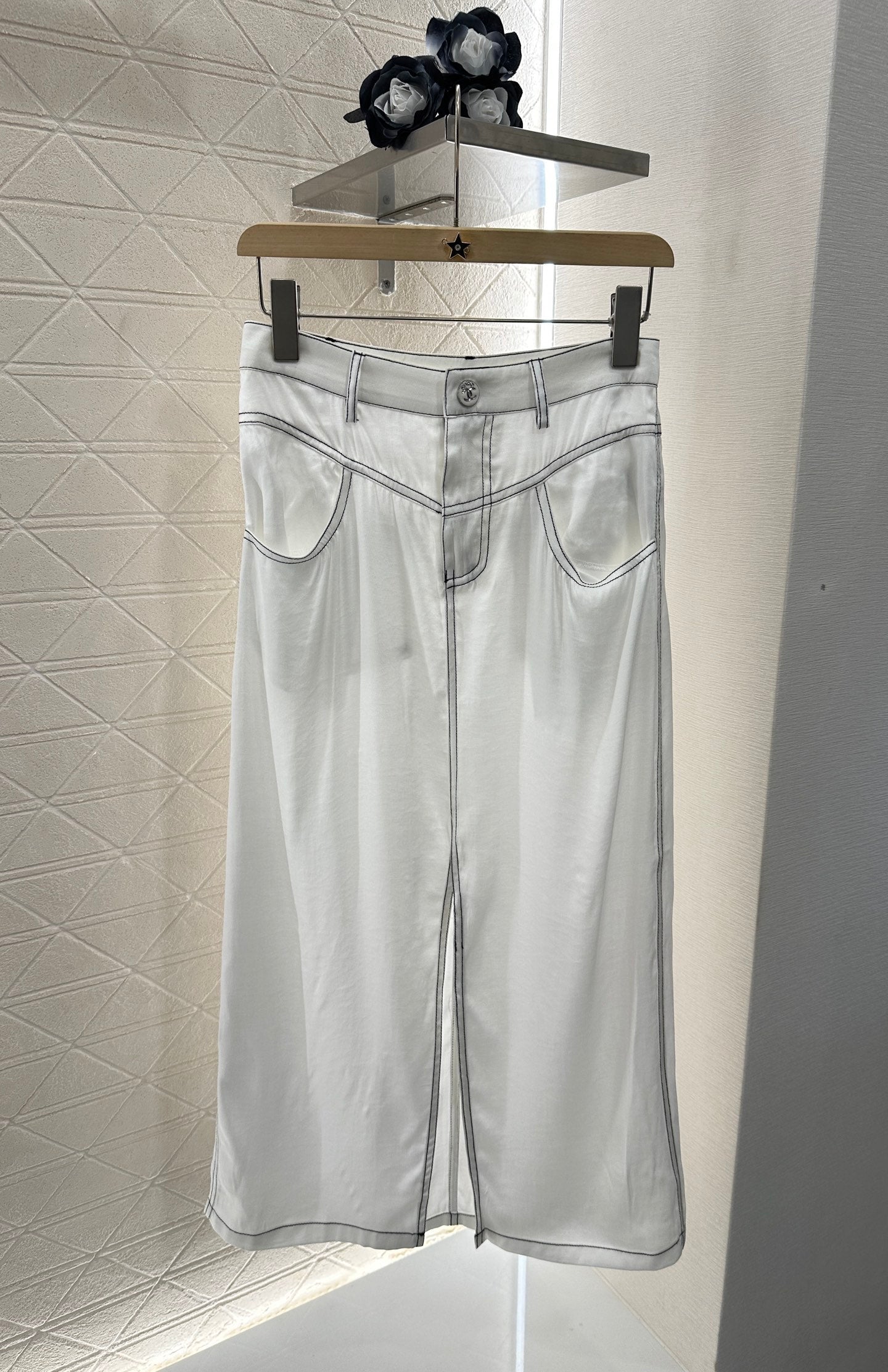 2025 new product Vest slit long skirt suit