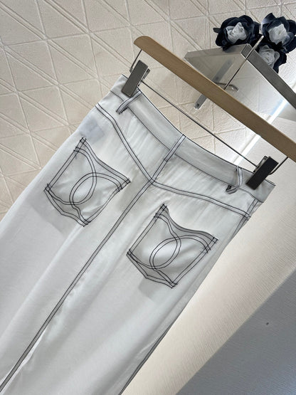 2025 new product Vest slit long skirt suit