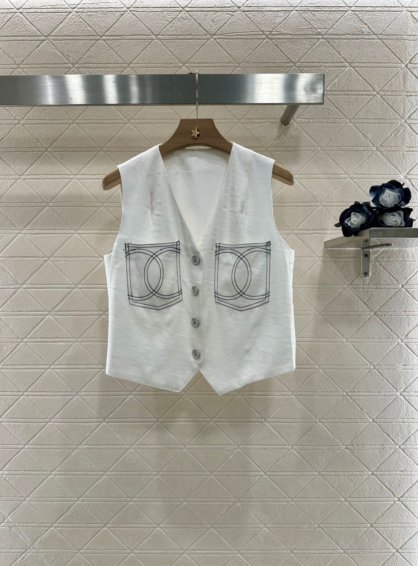 2025 new product Vest slit long skirt suit