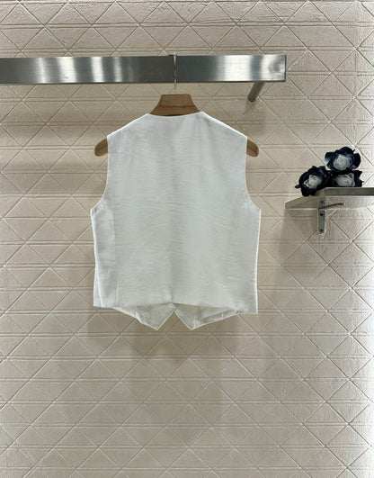 2025 new product Vest slit long skirt suit