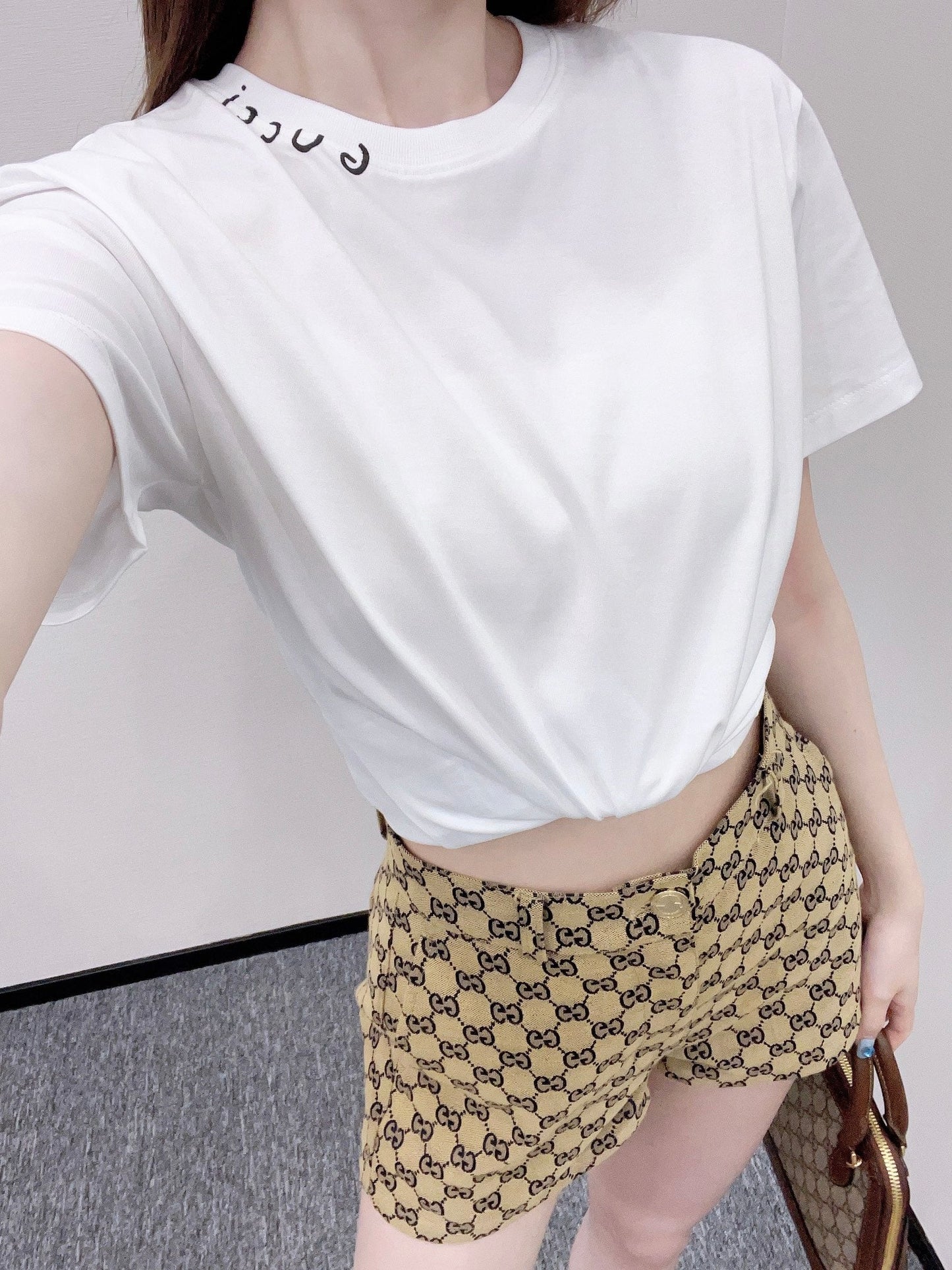 2025 new product Printed slim fit letters 𝑇𝑒𝑒