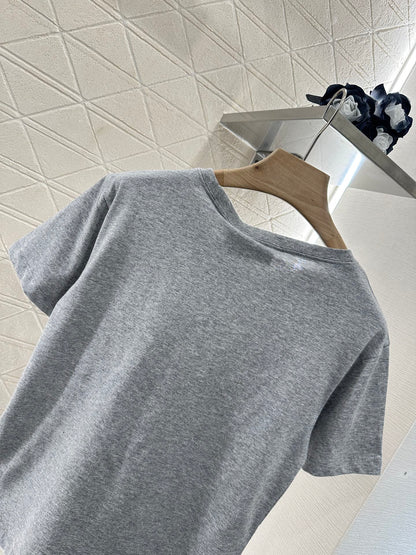 2025 new products Printed slim fit letters 𝑇𝑒𝑒