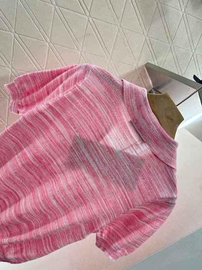 2025 new products Knitted short sleeves