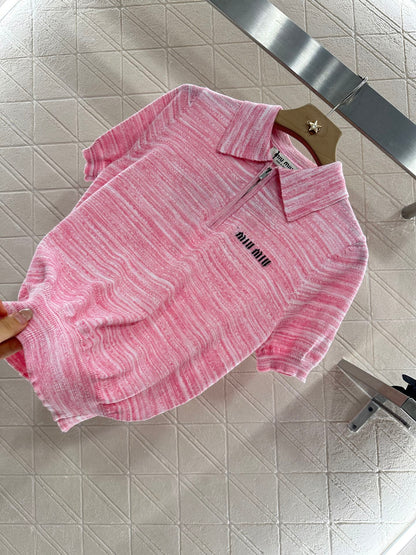 2025 new products Knitted short sleeves