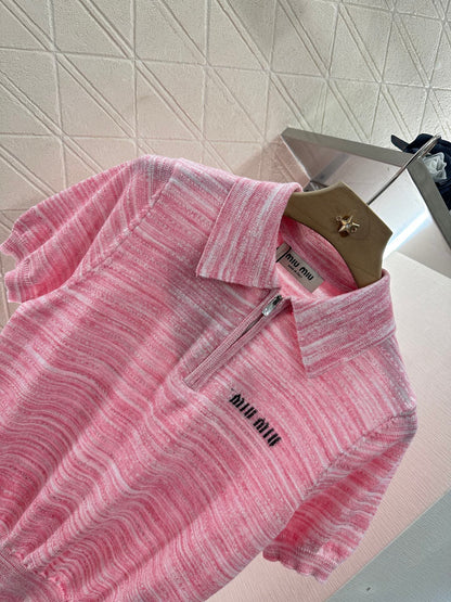 2025 new products Knitted short sleeves