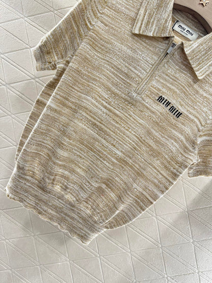 2025 new products Knitted short sleeves