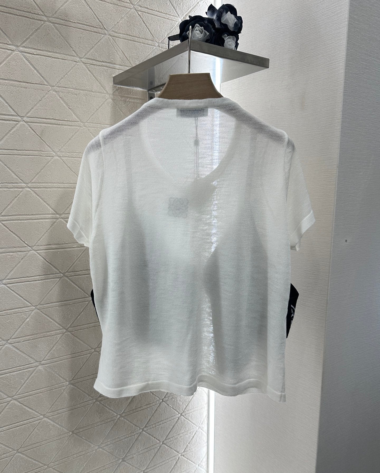2025 new product Printed knitted top