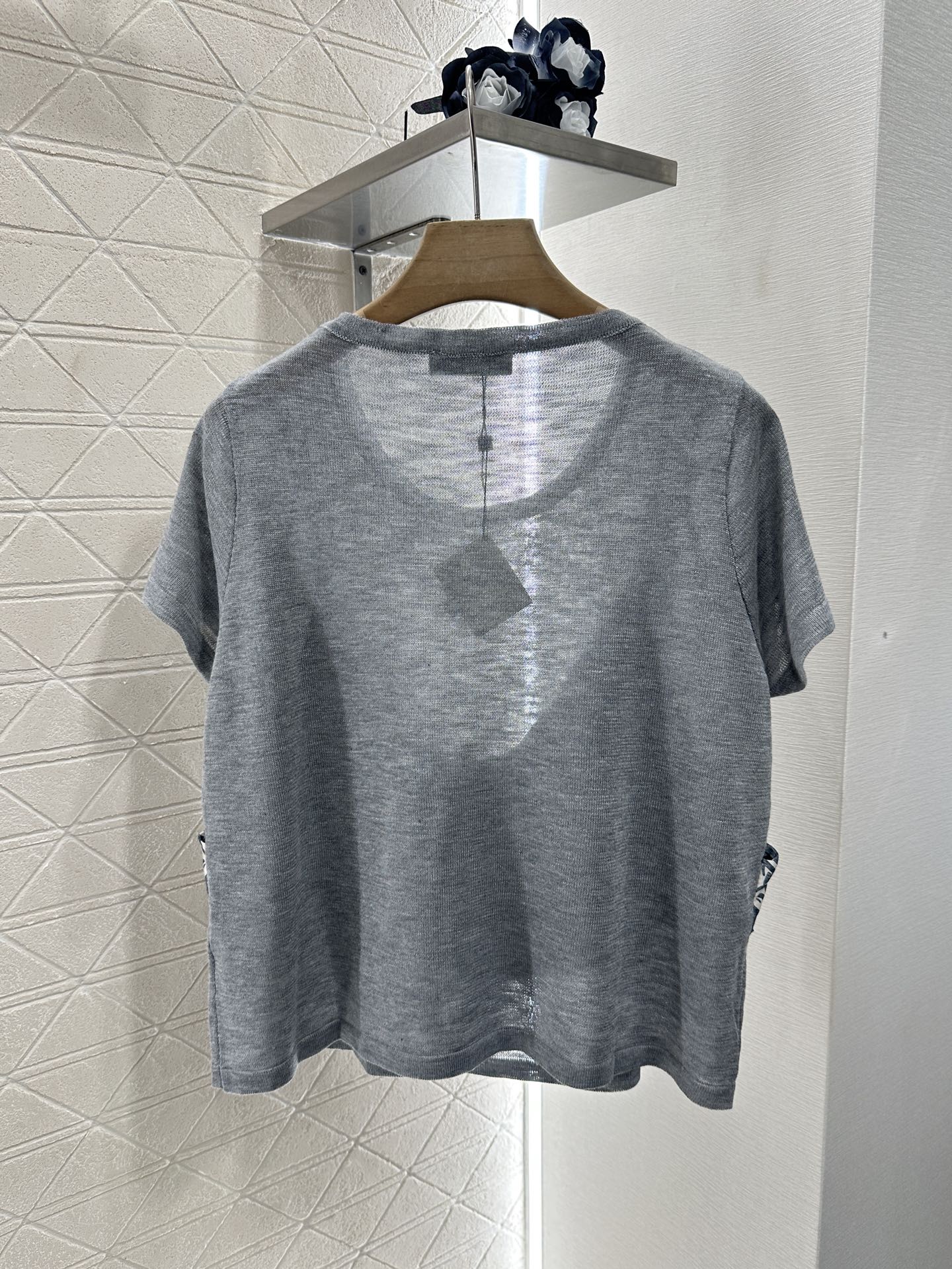 2025 new product Printed knitted top