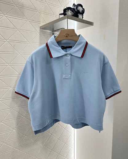 2025 new product Short 𝑝𝑜𝑙𝑜 top