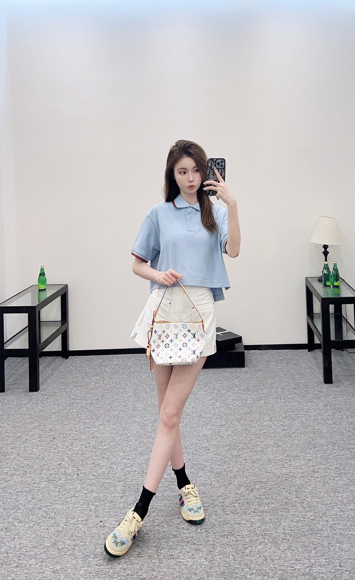 2025 new product Short 𝑝𝑜𝑙𝑜 top