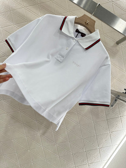 2025 new product Short 𝑝𝑜𝑙𝑜 top