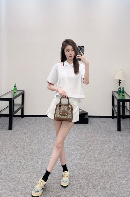 2025 new product Short 𝑝𝑜𝑙𝑜 top