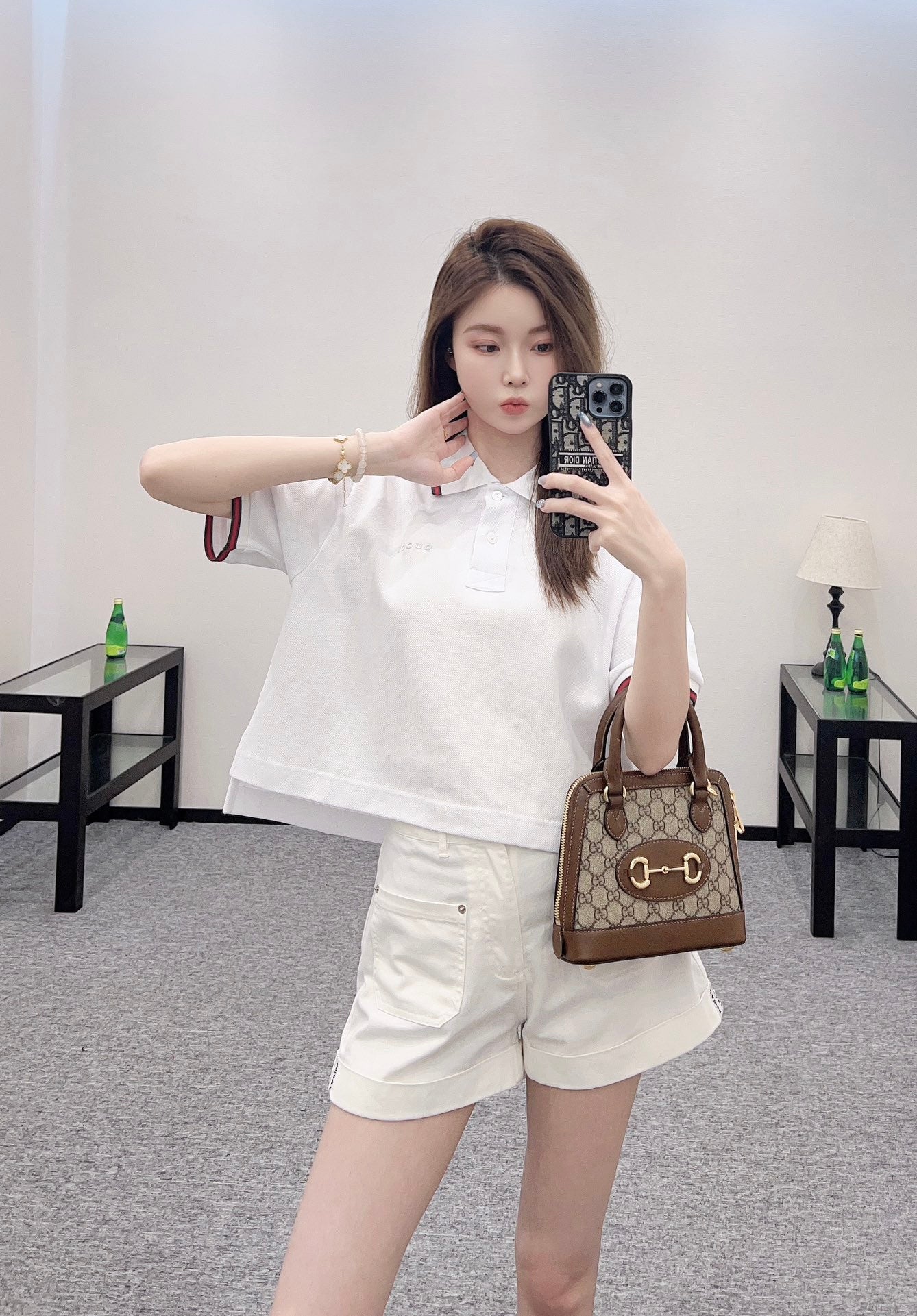 2025 new product Short 𝑝𝑜𝑙𝑜 top