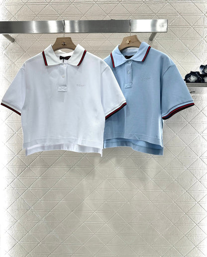 2025 new product Short 𝑝𝑜𝑙𝑜 top