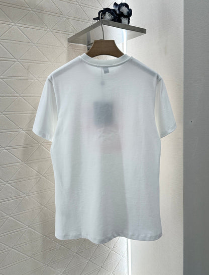 2025 new product Chain round neck print 𝑇𝑒𝑒