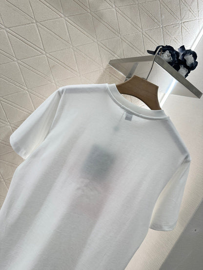 2025 new product Chain round neck print 𝑇𝑒𝑒