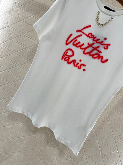 2025 new product Chain round neck print 𝑇𝑒𝑒