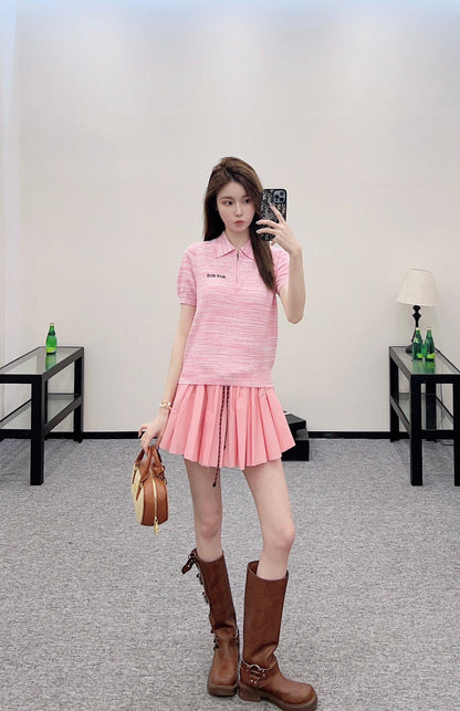 2025 new products Knitted short sleeves
