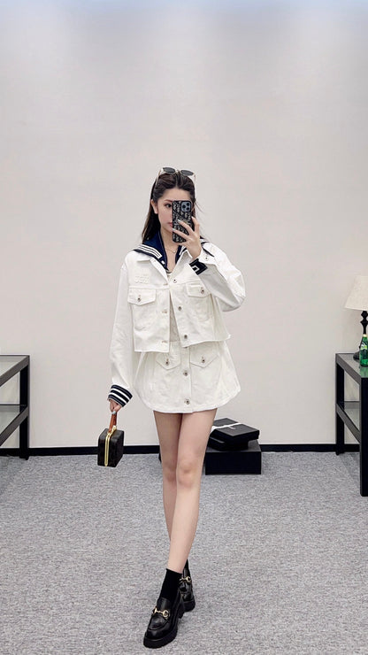 2025 new products Jacket and skirt set