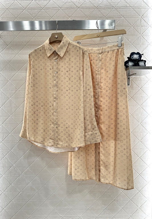 2025 new products Shirt and skirt suit