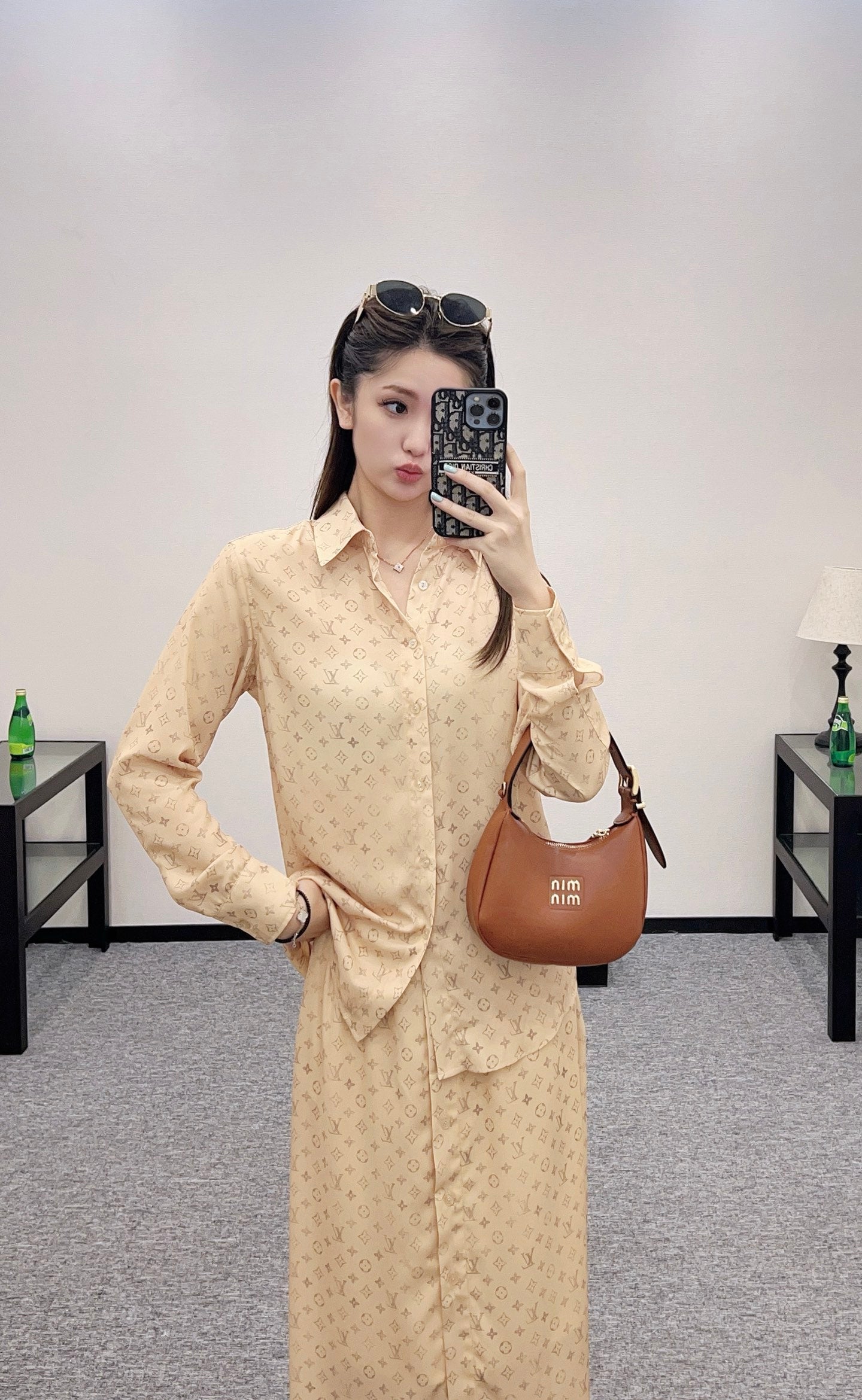 2025 new products Shirt and skirt suit