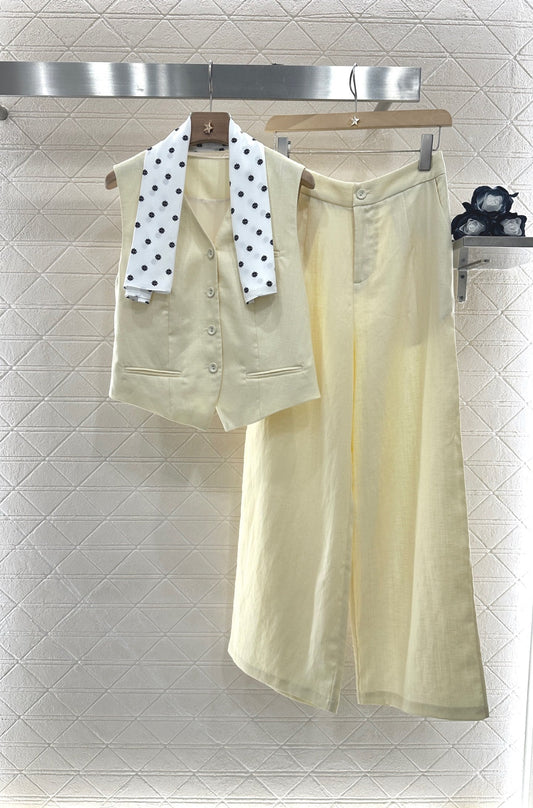 2025 new product Scarf vest trousers suit