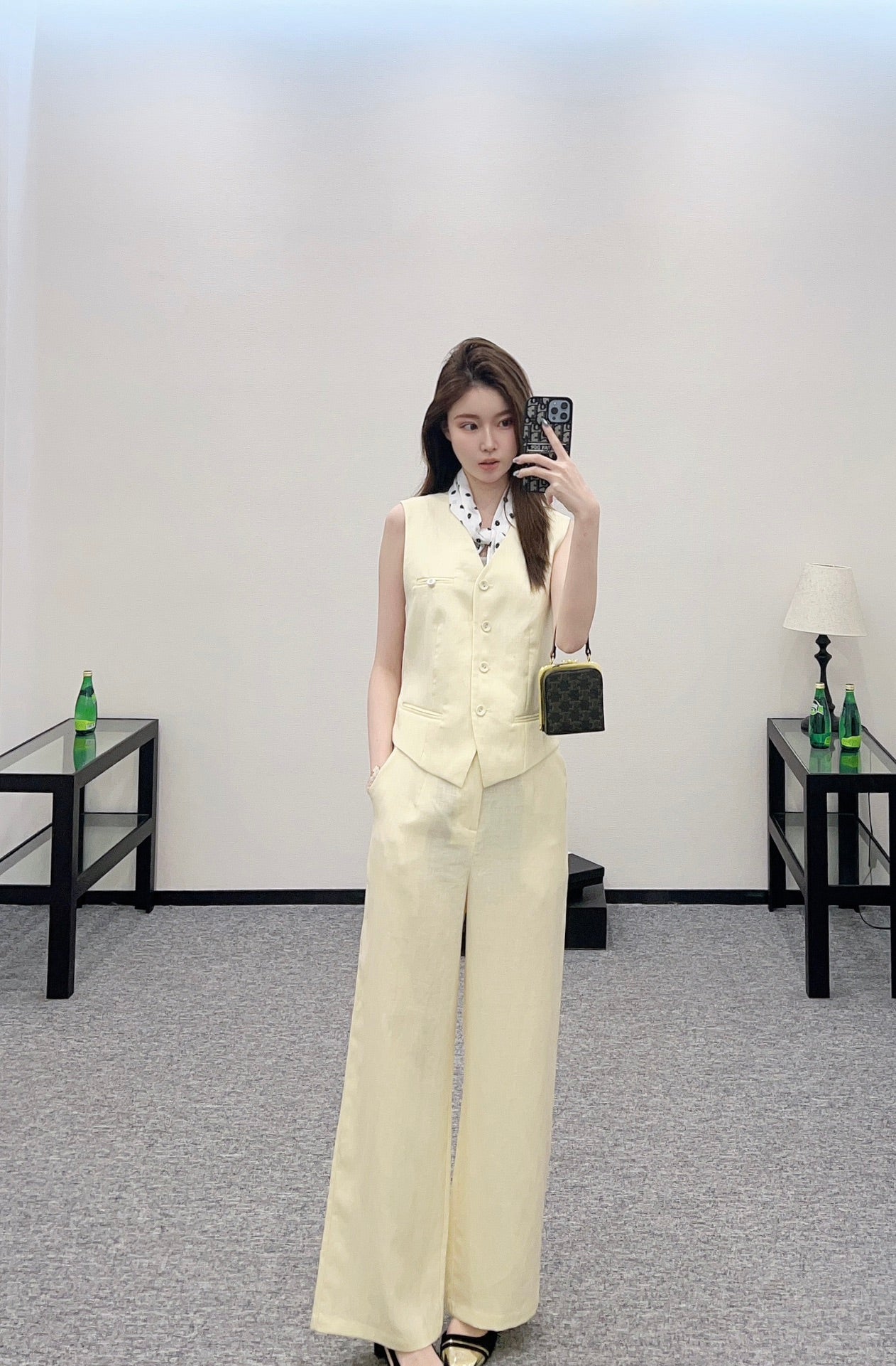 2025 new product Scarf vest trousers suit