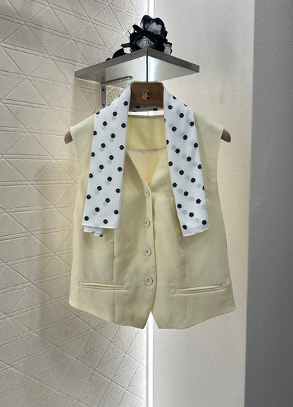 2025 new product Scarf vest trousers suit
