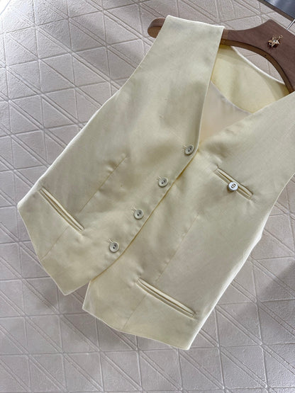 2025 new product Scarf vest trousers suit