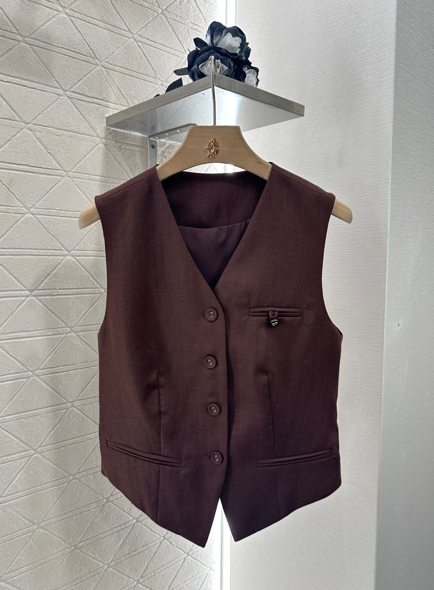 2025 new product Scarf vest trousers suit