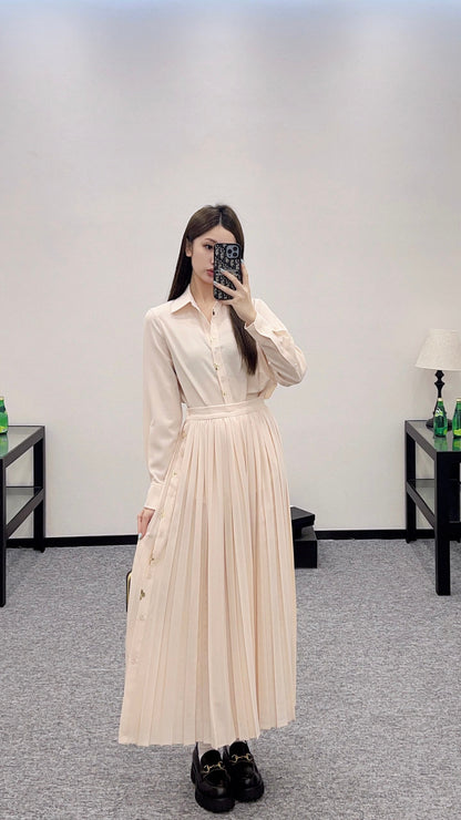 2025 new products Shirt and skirt suit