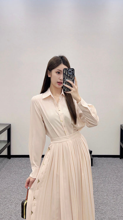 2025 new products Shirt and skirt suit