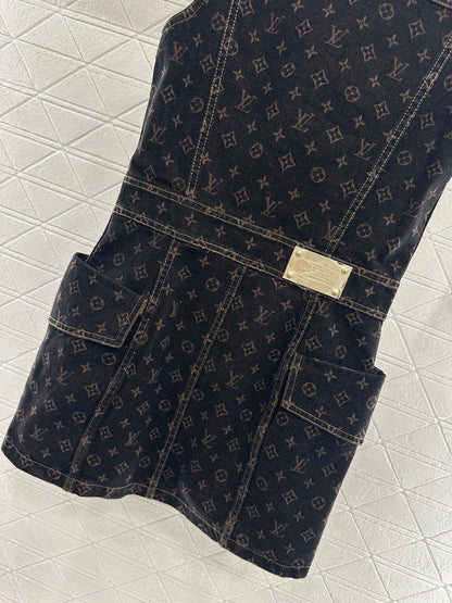 2025 new products Denim vest skirt