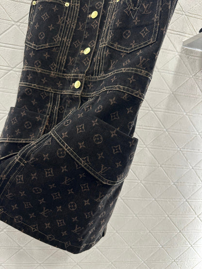 2025 new products Denim vest skirt