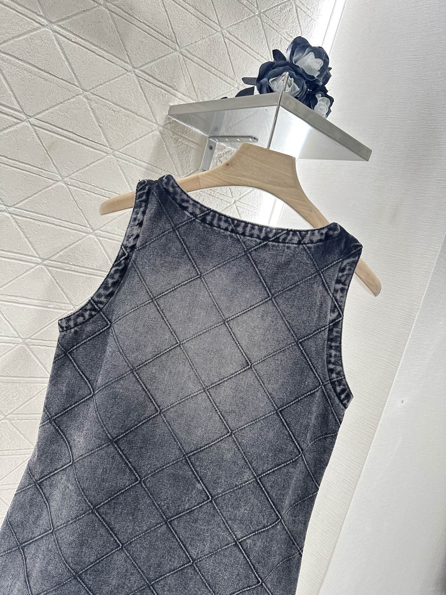 2025 new product Denim vest skirt
