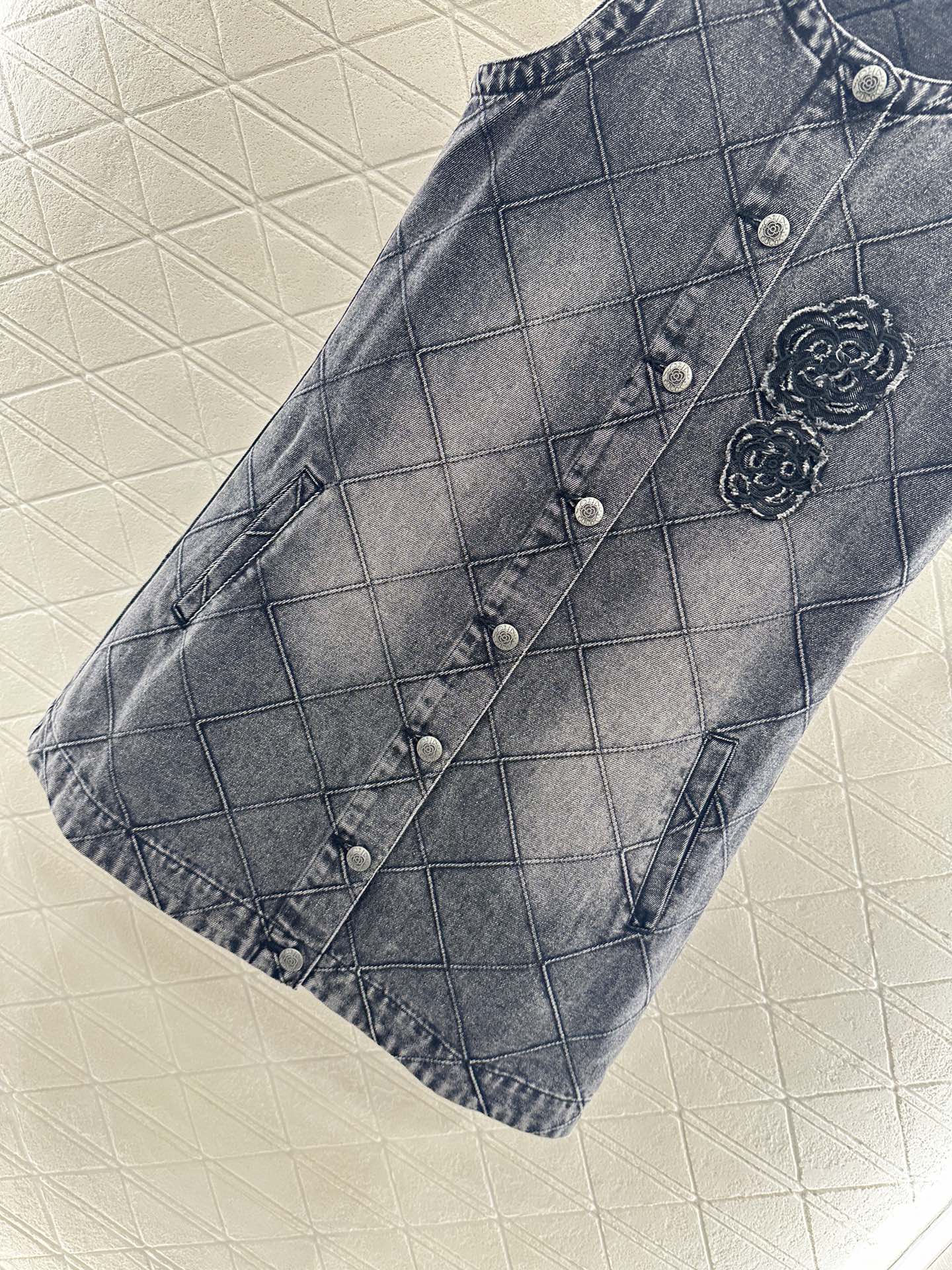 2025 new product Denim vest skirt