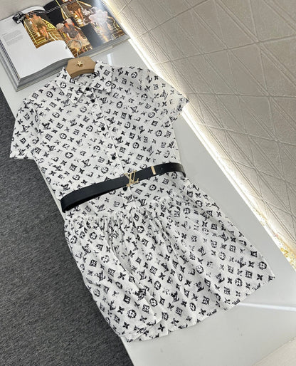 2025 new product Short-sleeved dress