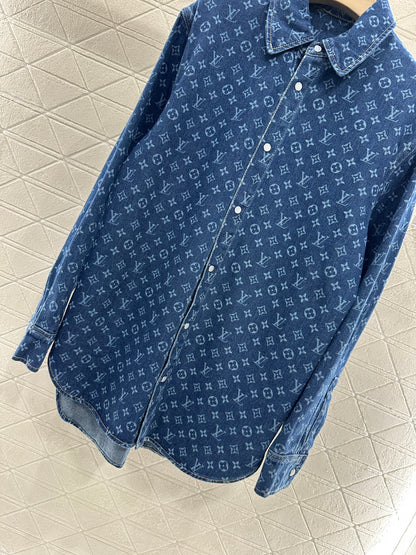 2025 new products Shirt and jeans trousers set