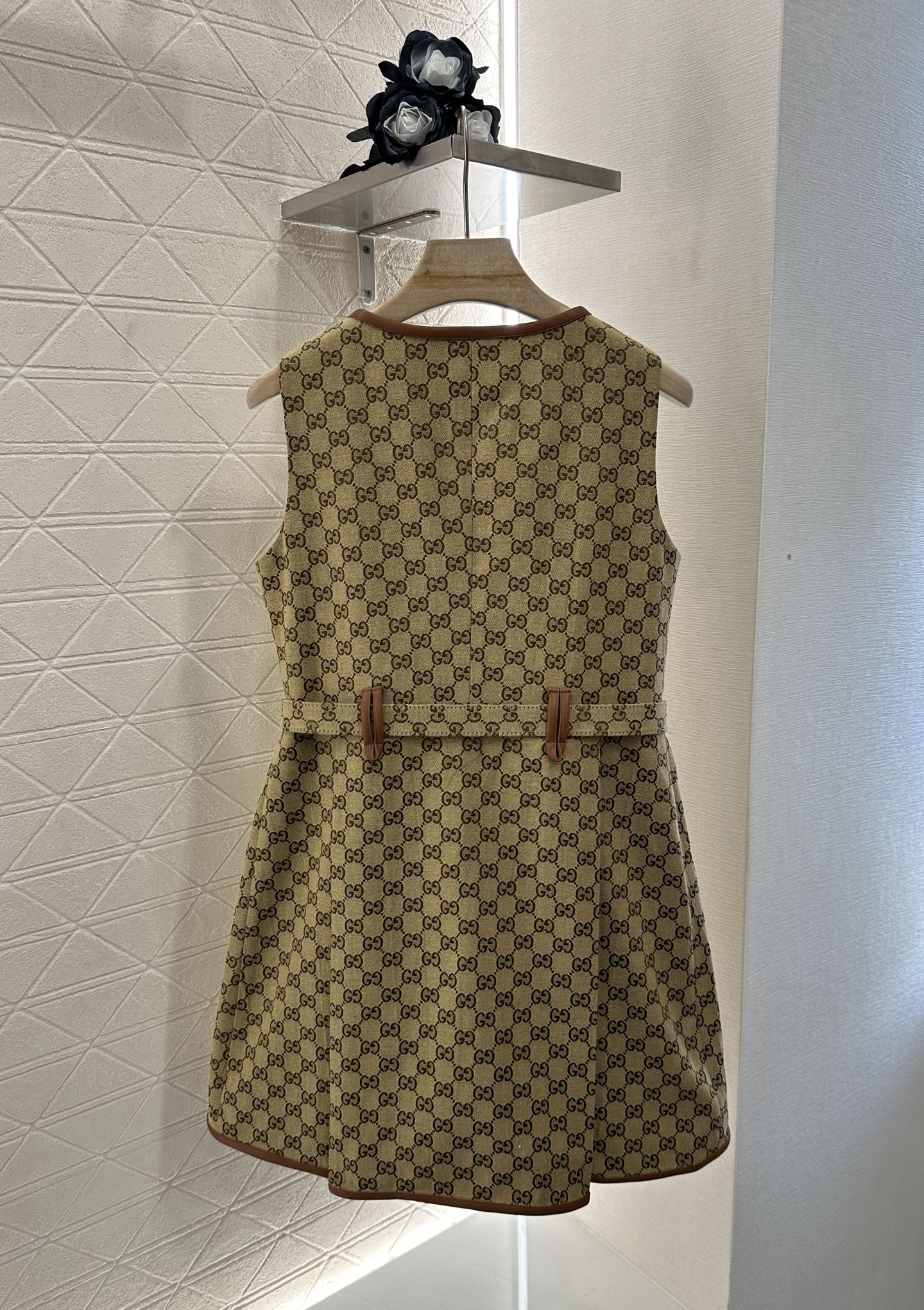 2025 new product Belt vest dress