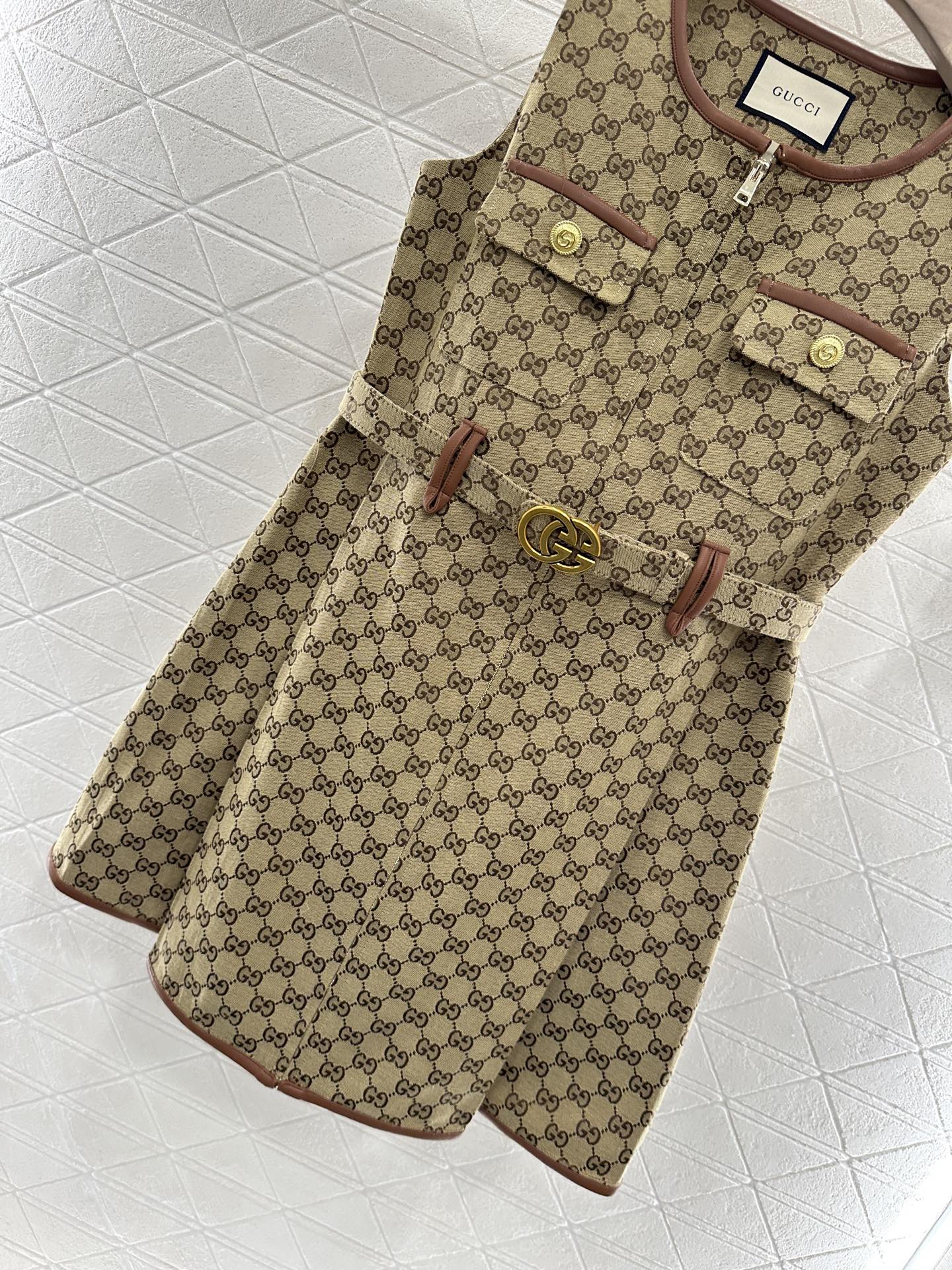 2025 new product Belt vest dress