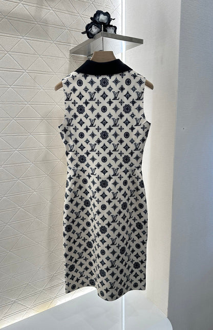 2025 new product Printed vest dress