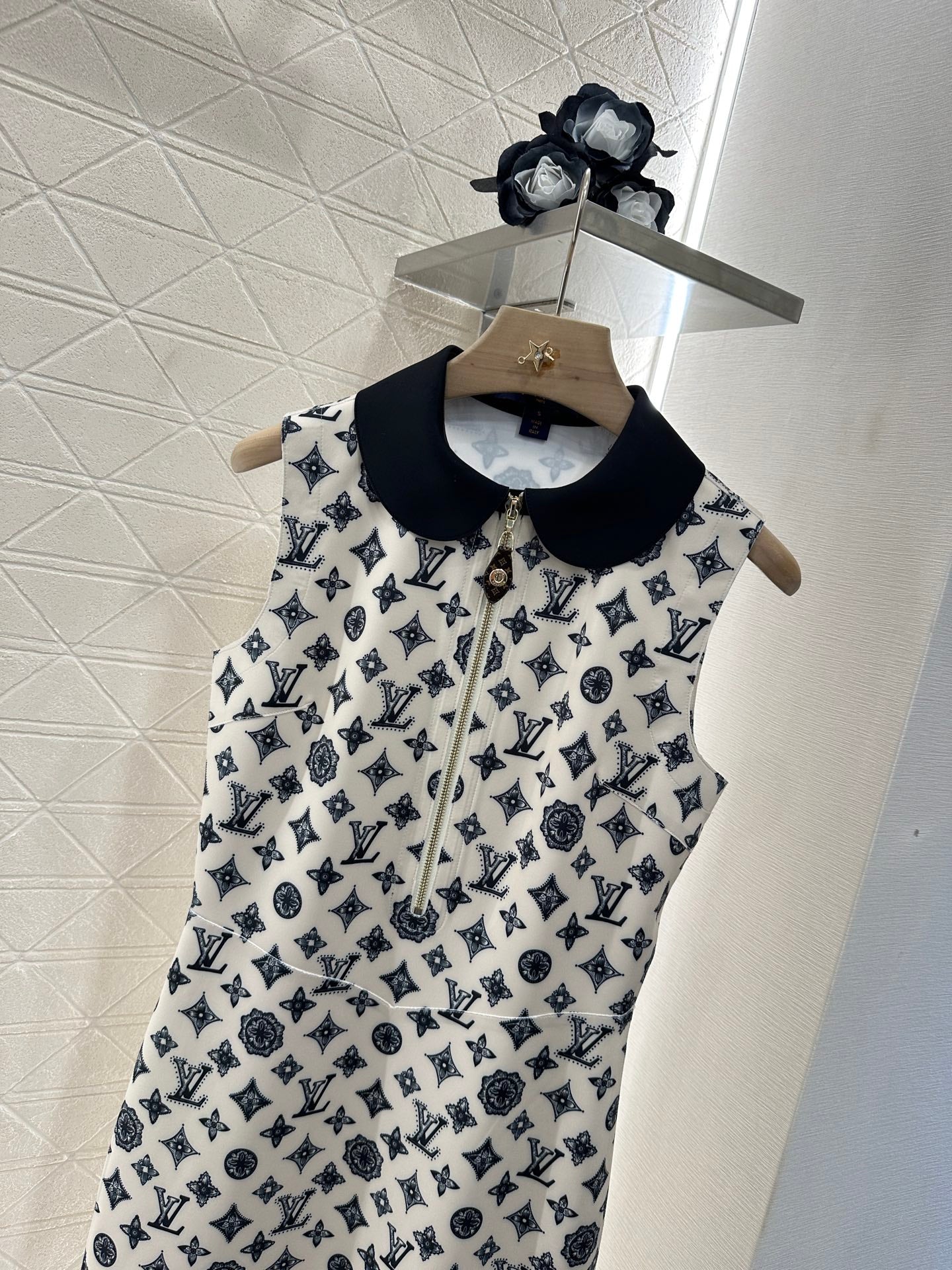 2025 new product Printed vest dress