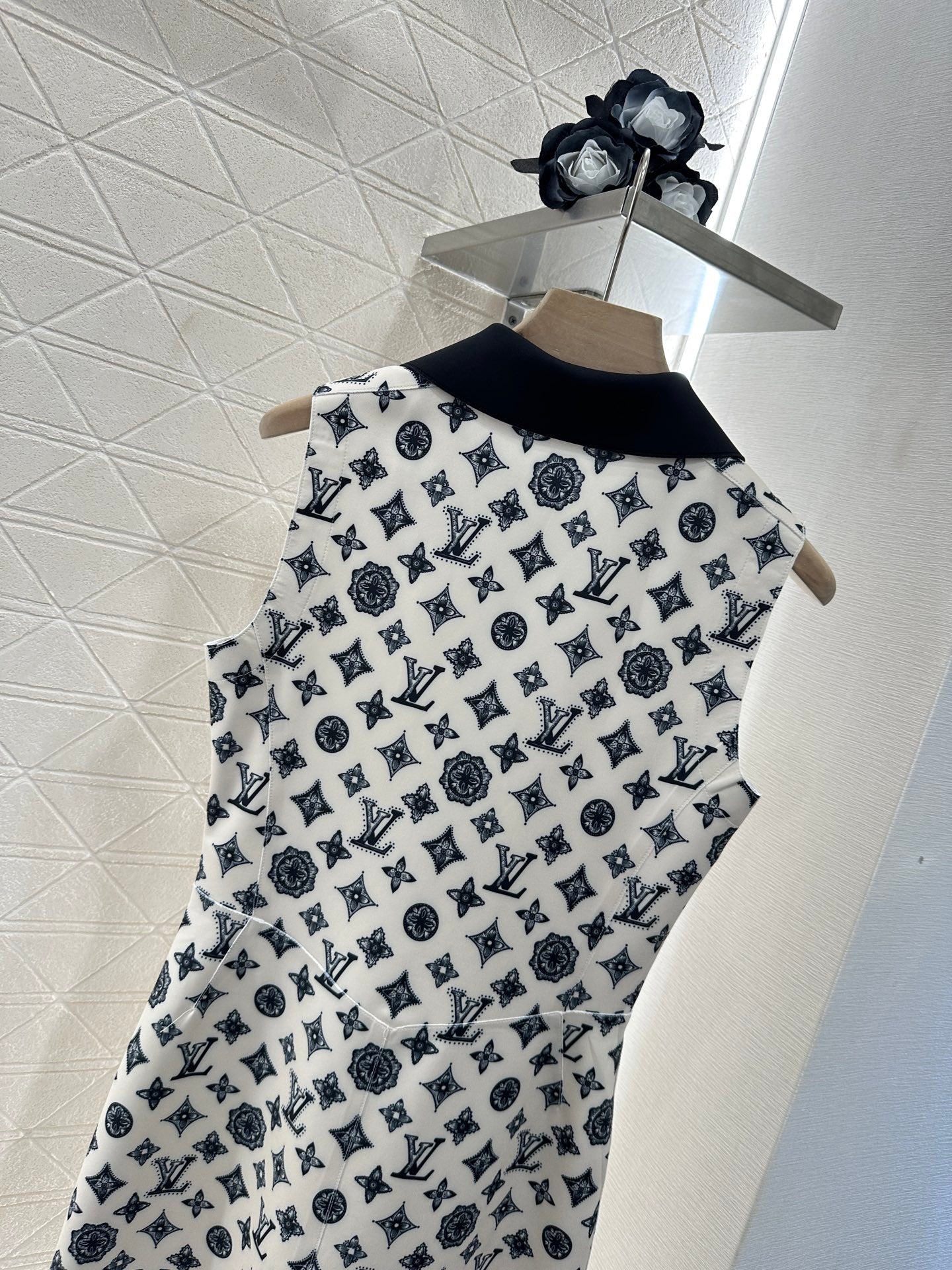 2025 new product Printed vest dress